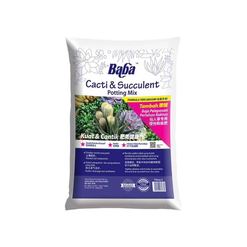 Baba Cacti & Succulent Potting Mix | Organic Soil